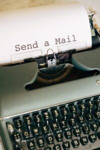 Typewriter send a mail