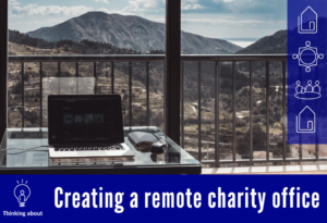 Creating a remote charity office course icon