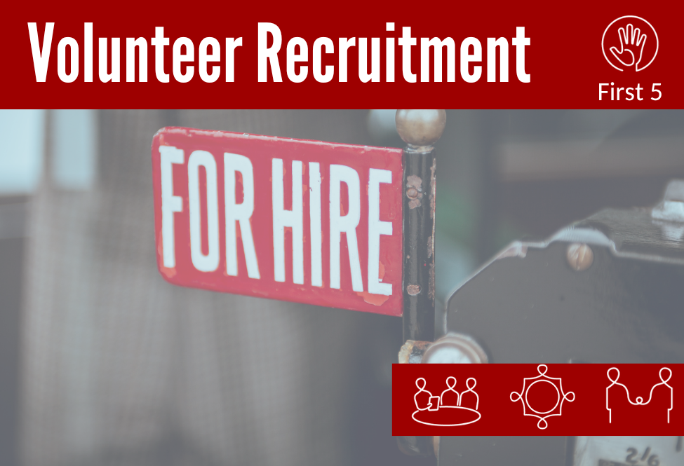 Volunteer recruitment course icon