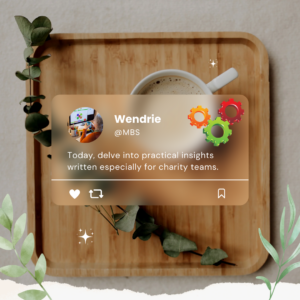 Delve Blog Hero Image - Coffe on a tray with a. caption